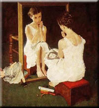Girl at the Mirror