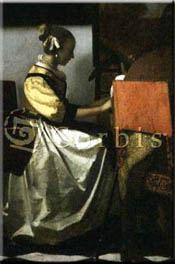Detail of Clavichord Player from The Concert
