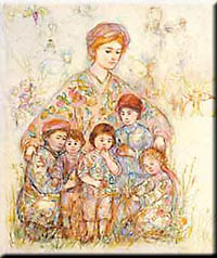 Mother Earth for United Nations Stamp