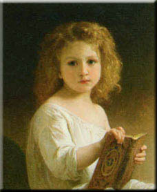 The Story Book by William Adolphe Bouguereau