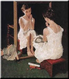 Girl At The Mirror
