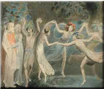 Titania & Puck With Fairies Dancing 