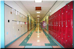 School Hallway